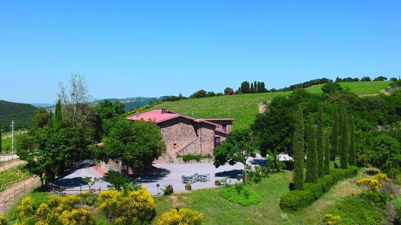 La Poderina Appartamenti Castelnuovo dellʼAbate エクステリア 写真